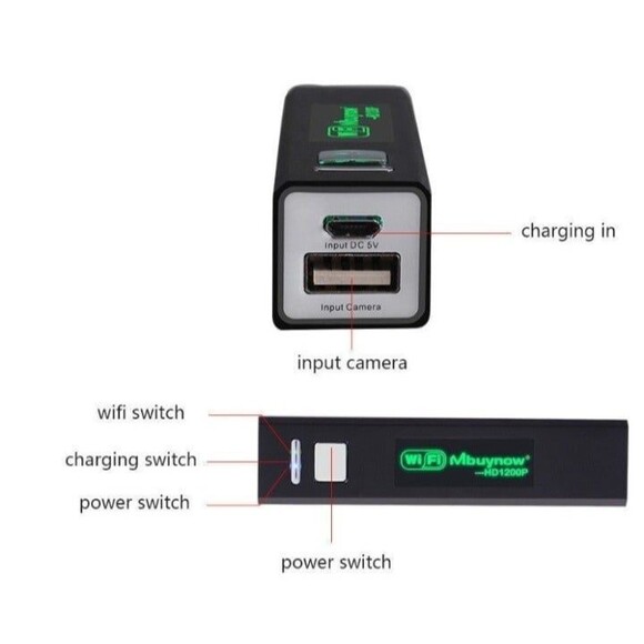 Wireless Endoscope Camera, WiFi Inspection Camera 1200P HD Pipe Camera - NIB - Picture 2 of 7